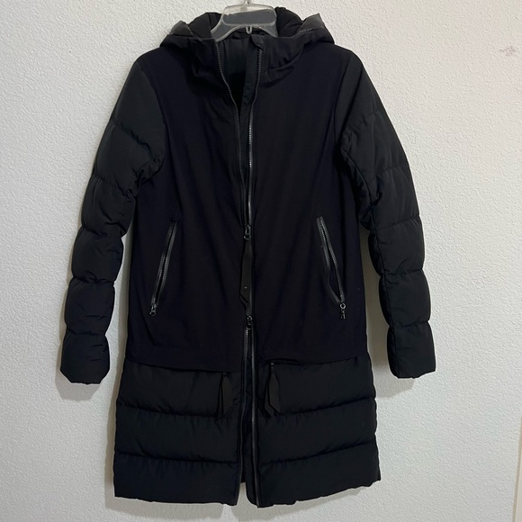 Lululemon Cold As Fluff Black Hooded Parka *Subzero 5 Pocket Size 6 - Picture 8 of 16
